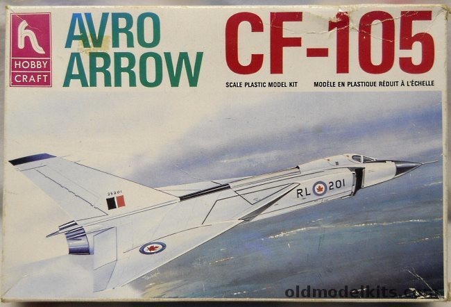 Hobby Craft 1/72 Avro CF-105 Arrow, HC1392 plastic model kit